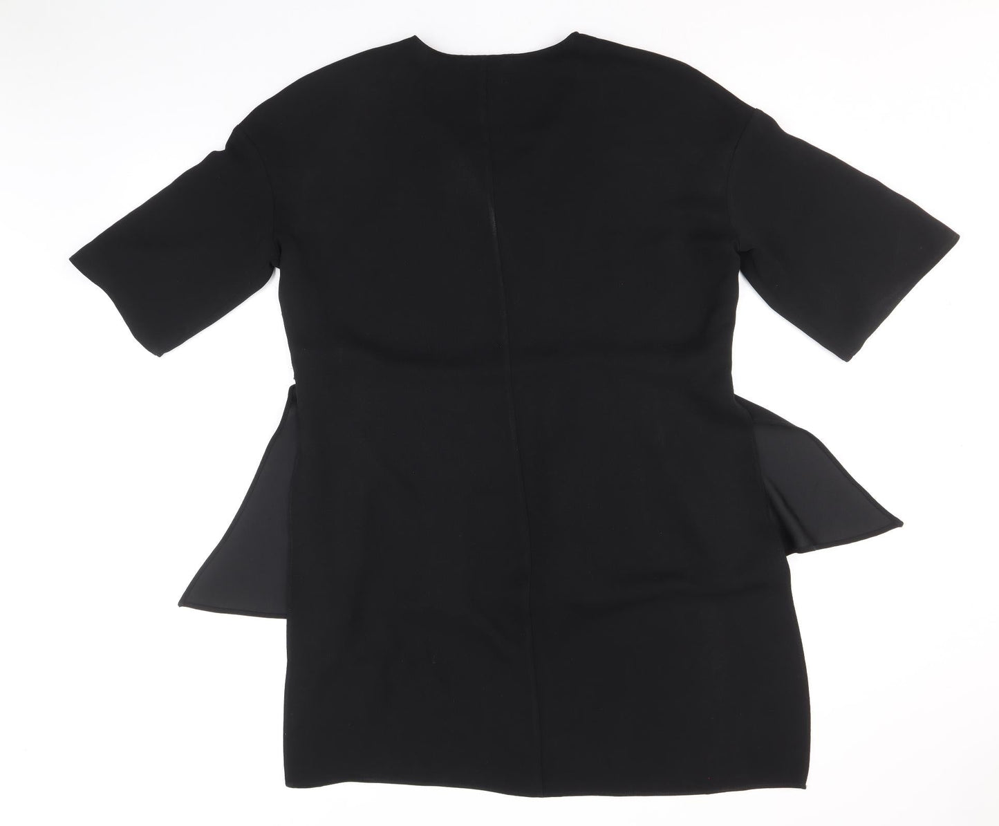 Womens UK Size 14 H&M Black Tunic Blouse