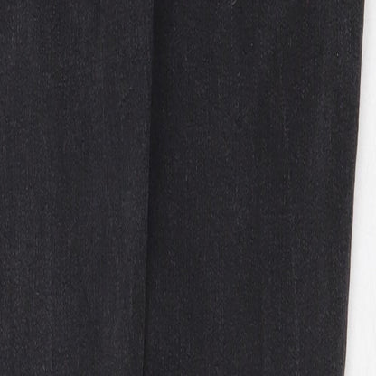 Seven Womens Black Cotton Skinny Jeans Size 4 Regular Zip