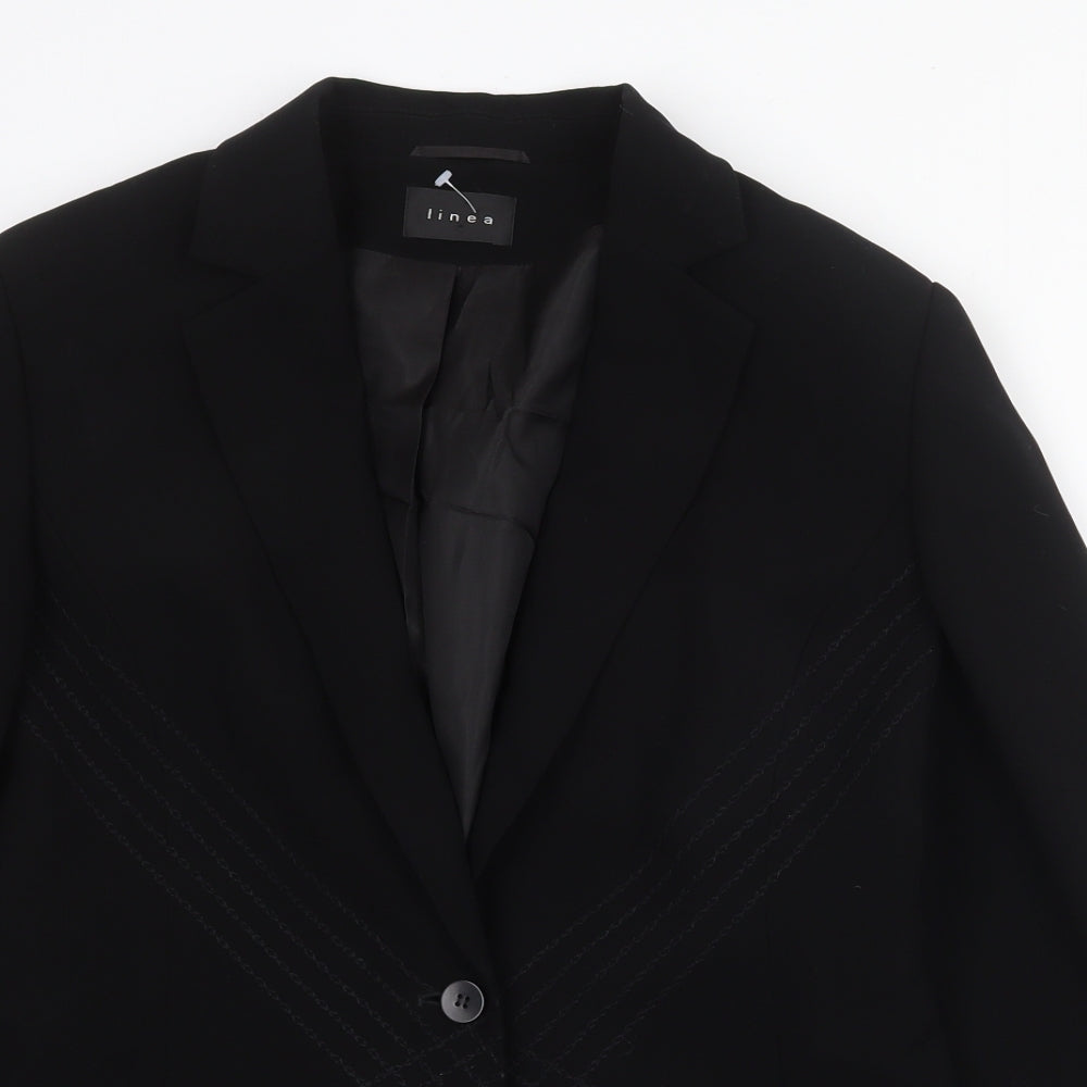 Womens UK Size 12 Linea Black Jacket