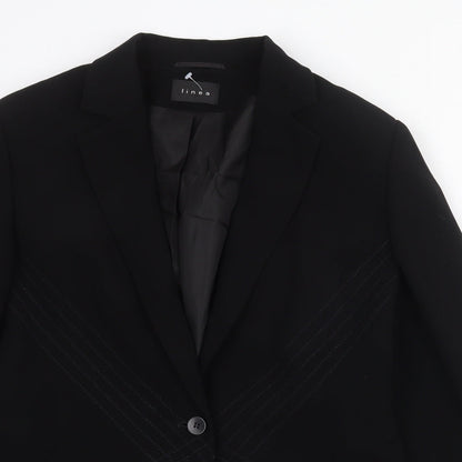 Womens UK Size 12 Linea Black Jacket