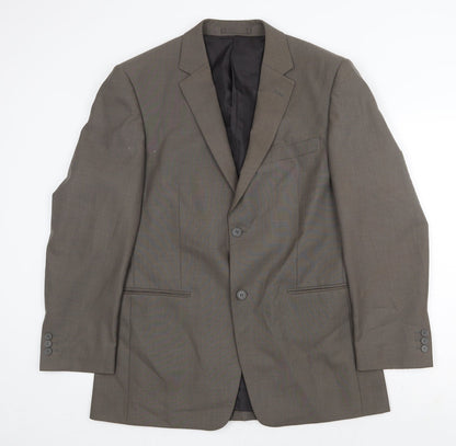 Mens UK Size 40 Karl Jackson Regular Grey Suit Jacket
