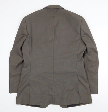 Mens UK Size 40 Karl Jackson Regular Grey Suit Jacket