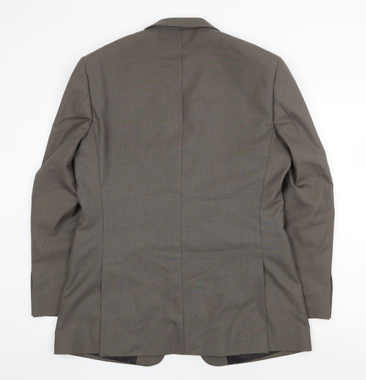 Mens UK Size 40 Karl Jackson Regular Grey Suit Jacket