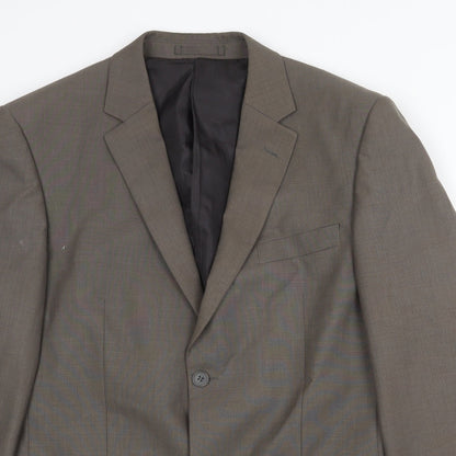 Mens UK Size 40 Karl Jackson Regular Grey Suit Jacket