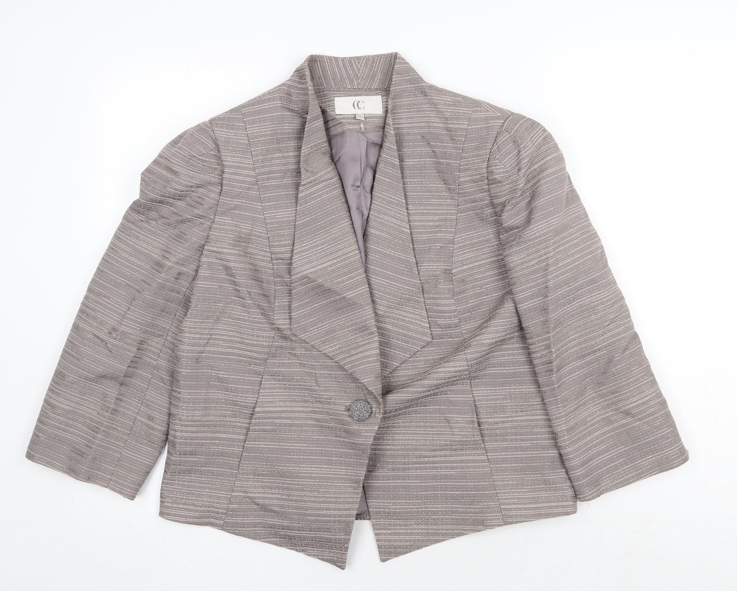 Womens UK Size 16 CC Grey Jacket