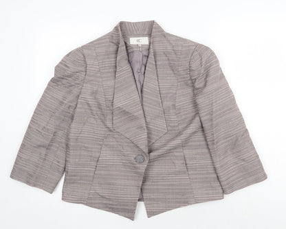 Womens UK Size 16 CC Grey Jacket