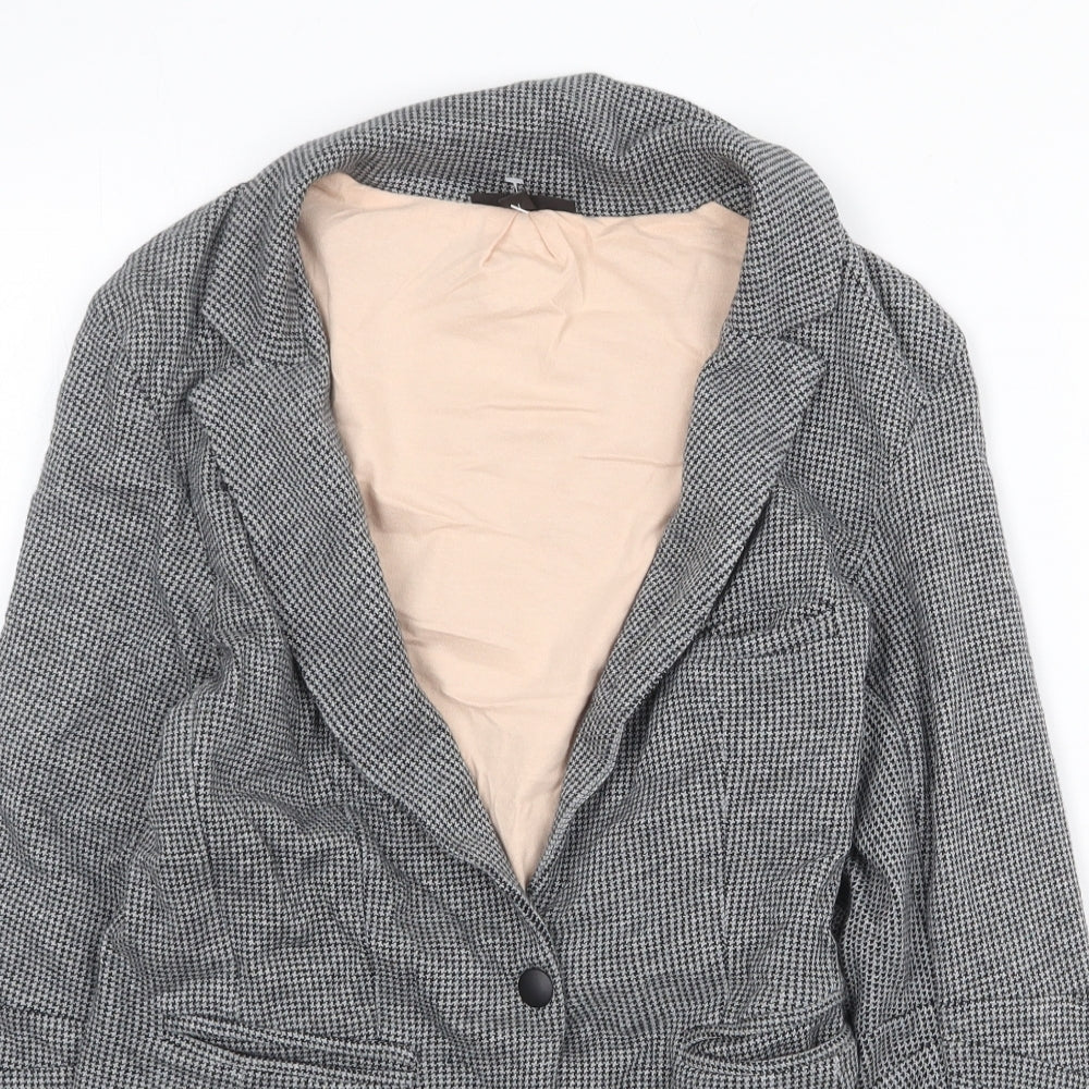 Womens UK Size 8 Topshop Grey Jacket