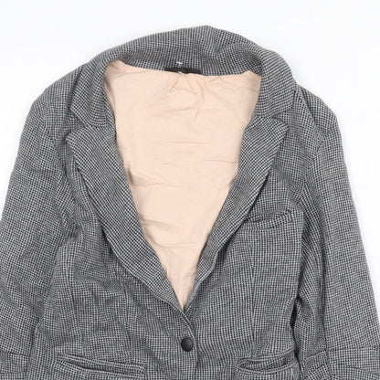 Womens UK Size 8 Topshop Grey Jacket