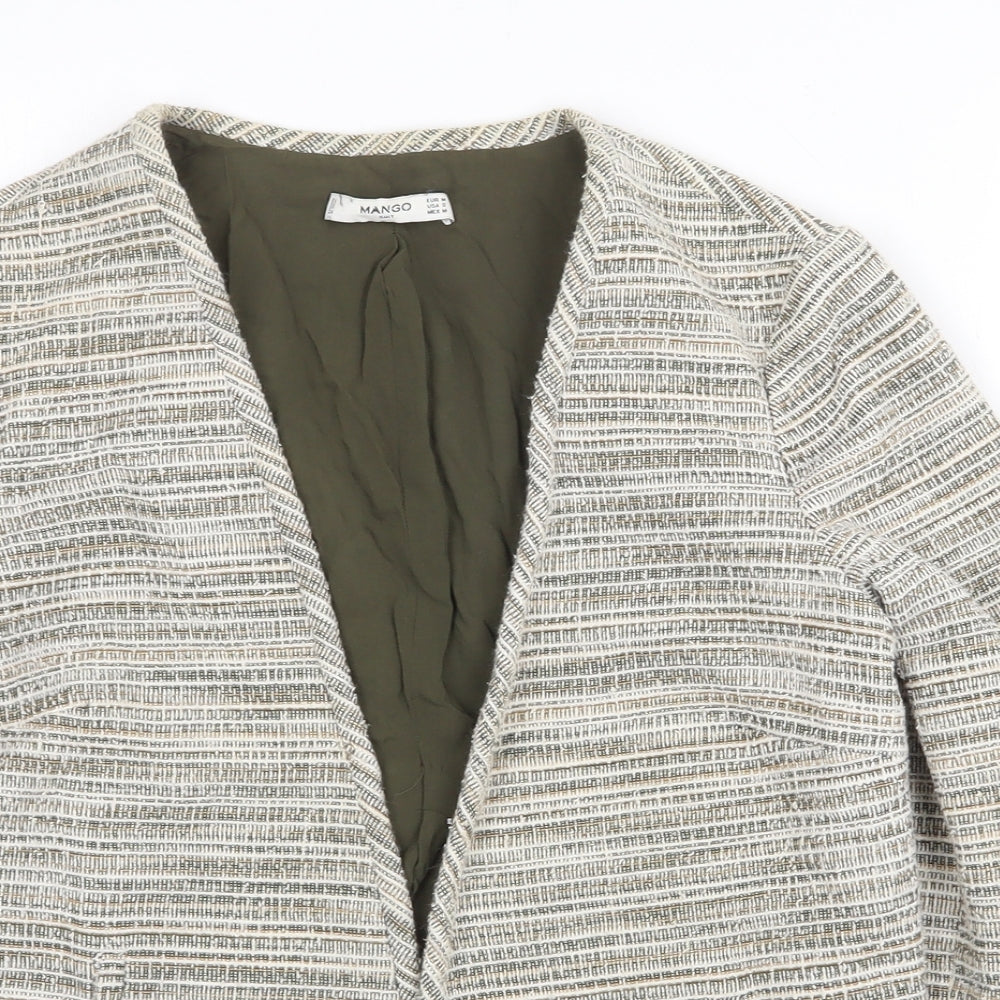 Womens UK Size M Mango Grey Jacket