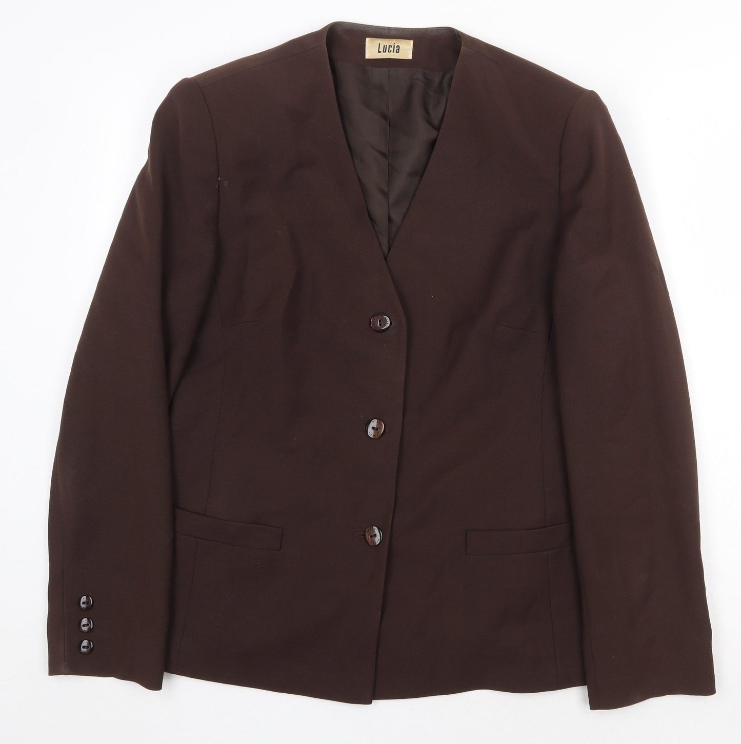 Womens UK Size 14 LUCIA Brown Jacket