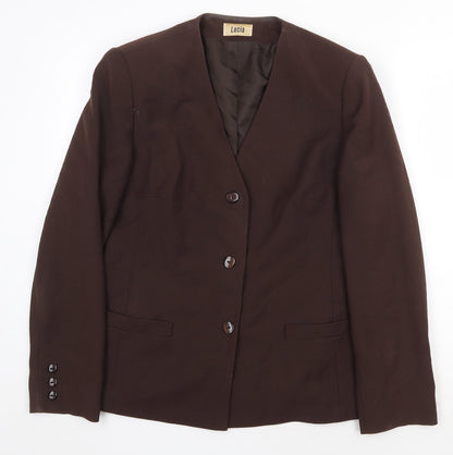 Womens UK Size 14 LUCIA Brown Jacket