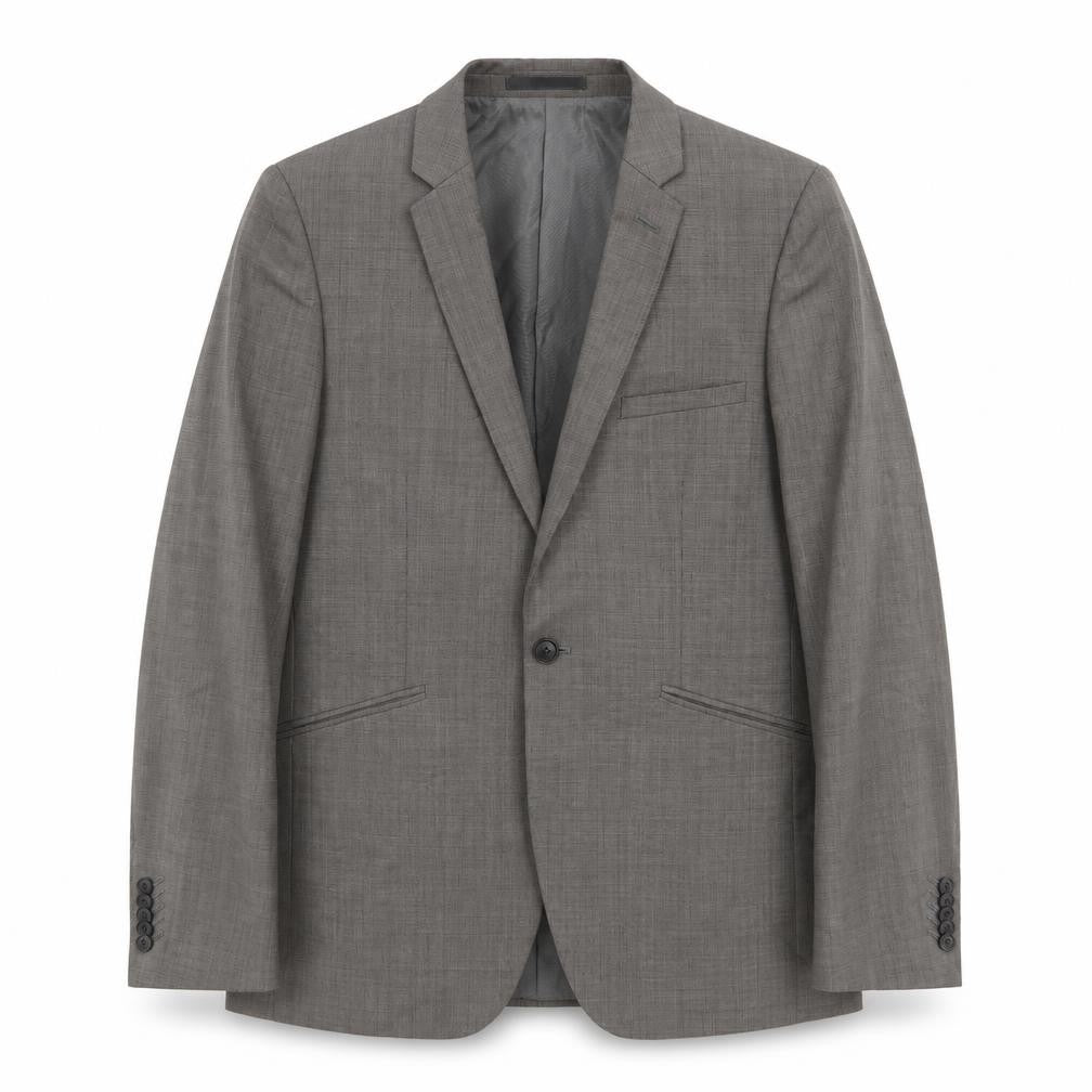 Mens UK Size 38 One Six Five Regular Grey Suit Jacket
