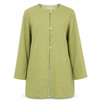 Womens UK Size L Sensations Green Overcoat