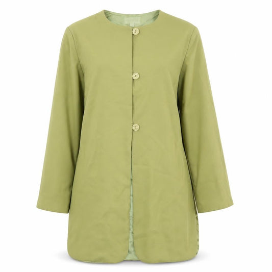 Womens UK Size L Sensations Green Overcoat