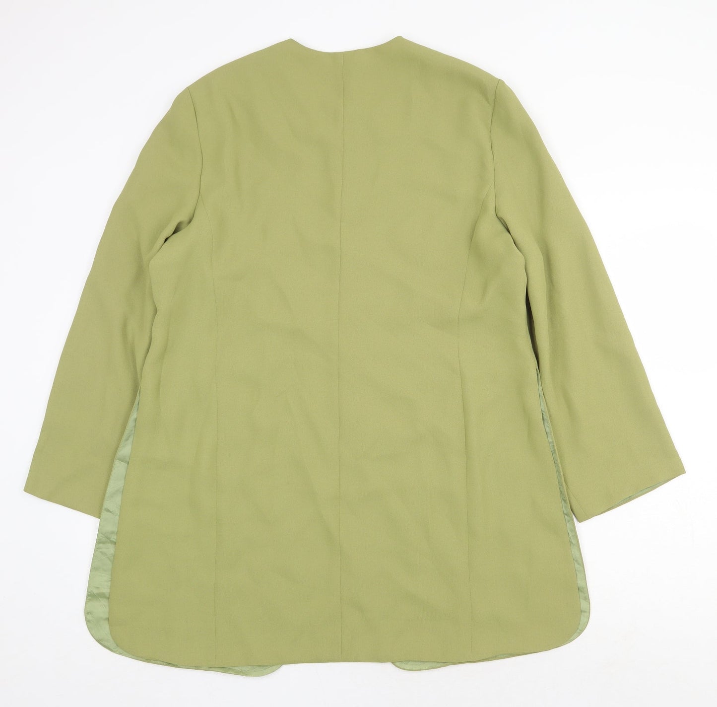 Womens UK Size L Sensations Green Overcoat