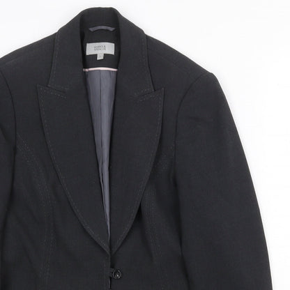 Womens UK Size 14 Marks and Spencer Regular Grey Blazer