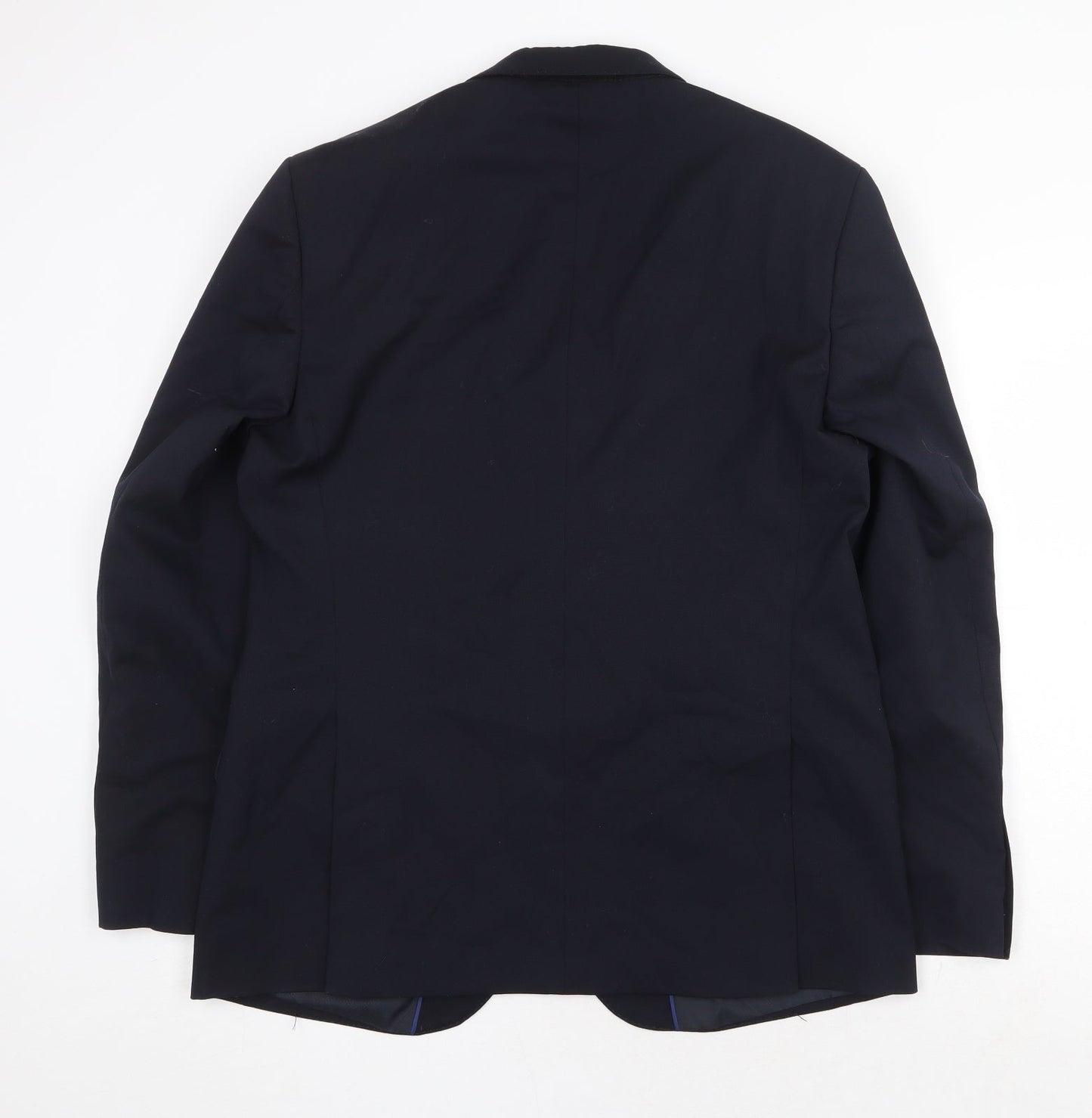 Mens UK Size 40 Marks and Spencer Regular Blue Suit Jacket