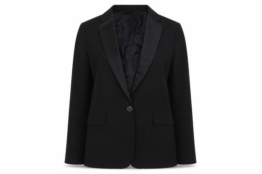 Womens UK Size XS Zara Regular Black Suit Jacket