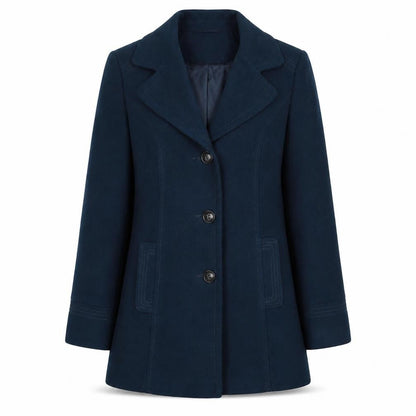 Womens UK Size 14 BHS Green Pea Coat