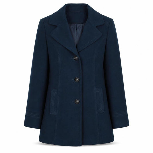 Womens UK Size 14 BHS Green Pea Coat