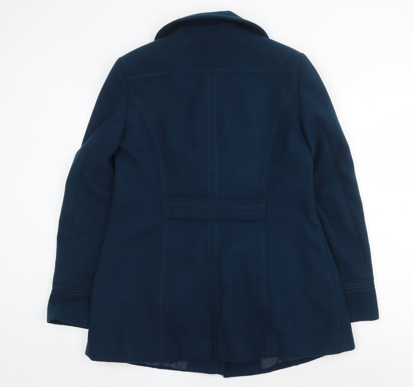 Womens UK Size 14 BHS Green Pea Coat