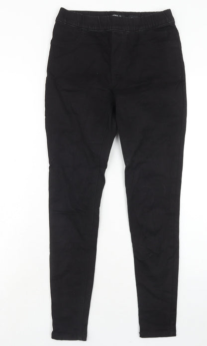 TU Womens Black Cotton Skinny Jeans Size 8 Regular