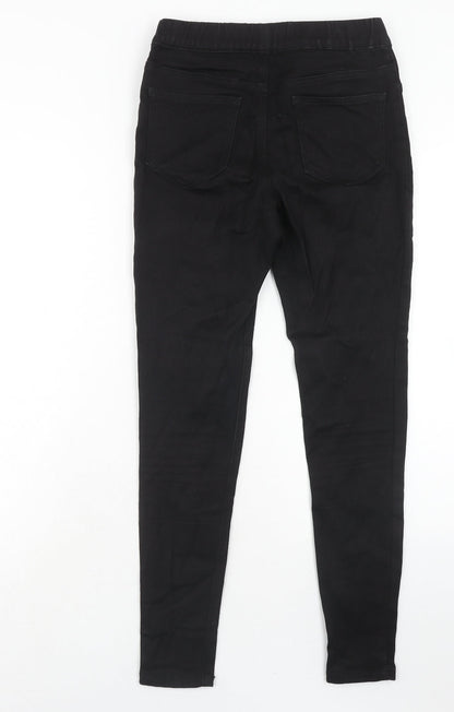 TU Womens Black Cotton Skinny Jeans Size 8 Regular