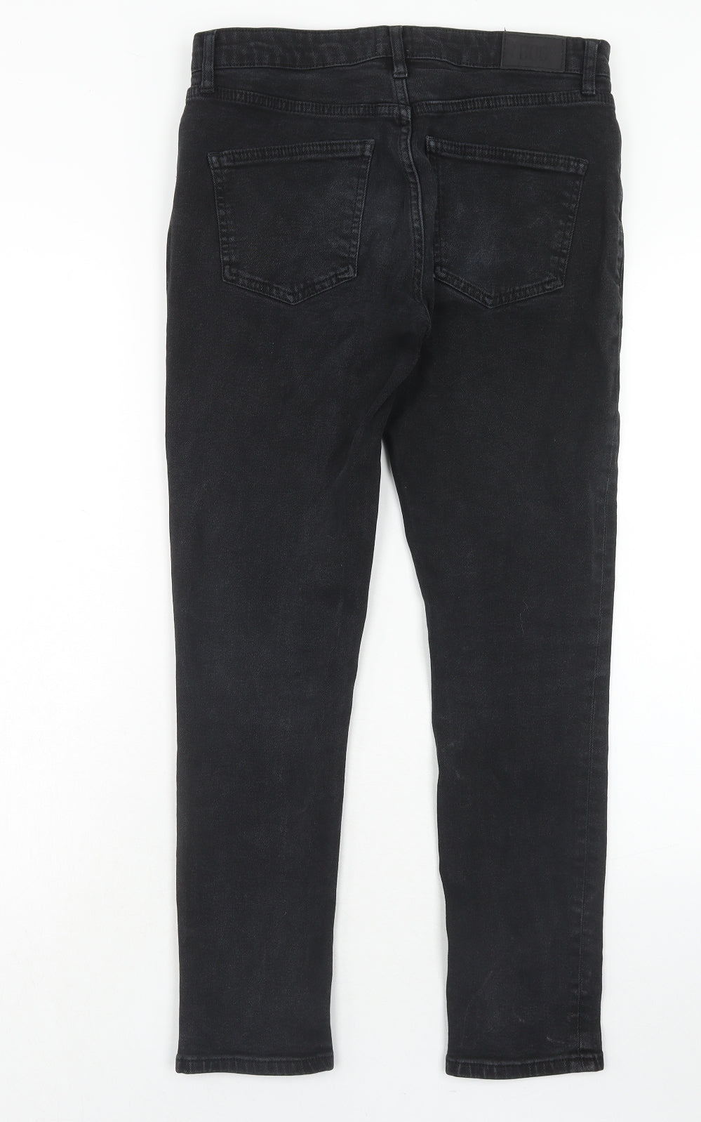 BDG Womens Black Cotton Straight Jeans Size 30 in L30 in Regular Zip