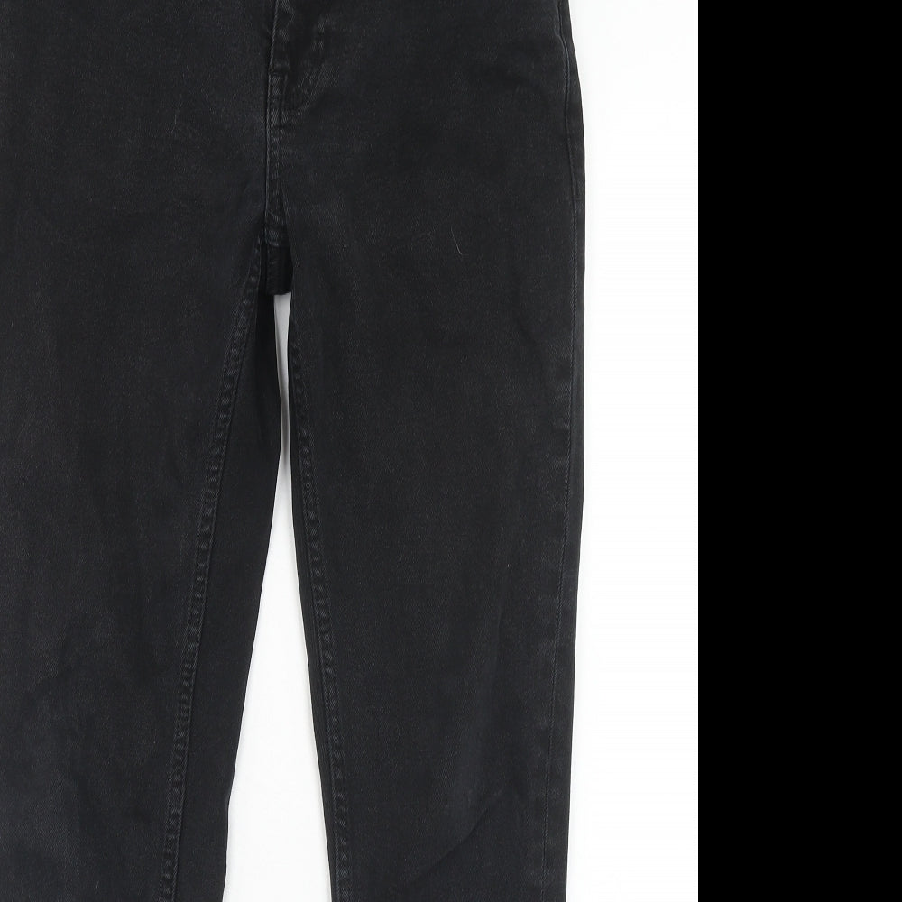 BDG Womens Black Cotton Straight Jeans Size 30 in L30 in Regular Zip