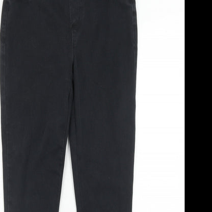 George Womens Black Cotton Skinny Jeans Size 8 Regular