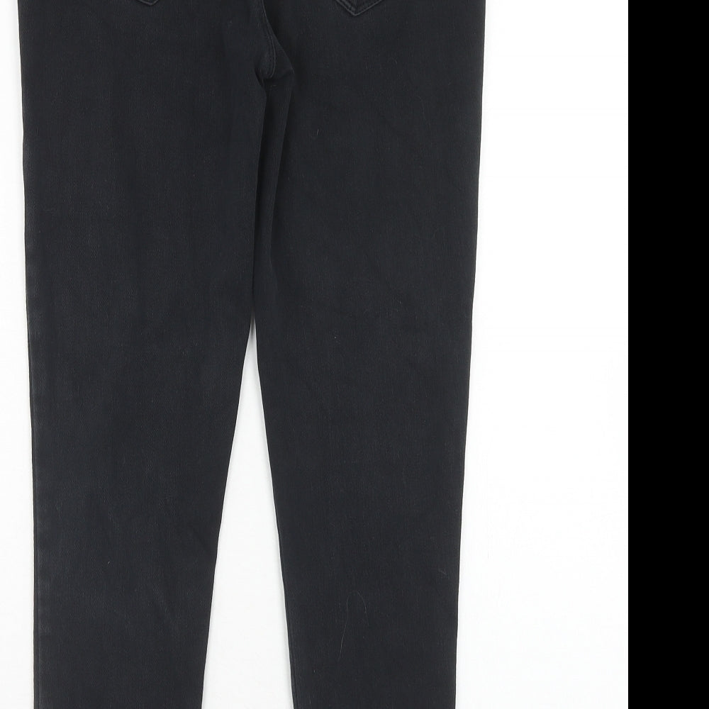 George Womens Black Cotton Skinny Jeans Size 8 Regular