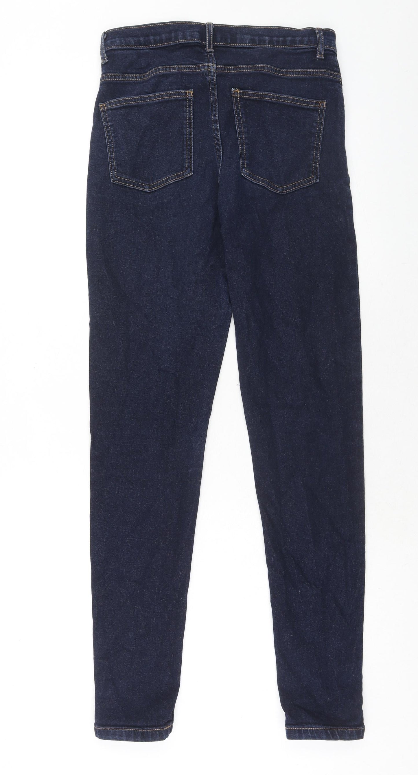 Womens UK Size 8 Marks and Spencer Regular Fit Skinny Blue Jeans