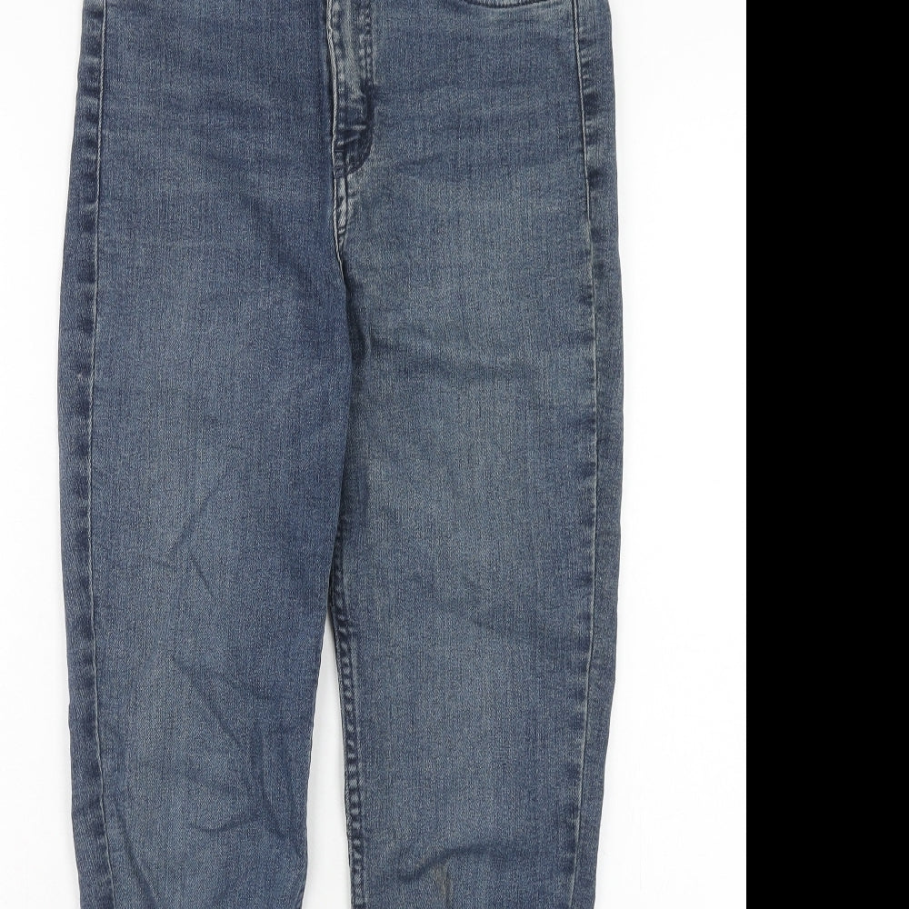Womens UK Size 8 H&M Regular Fit Skinny Blue Jeans