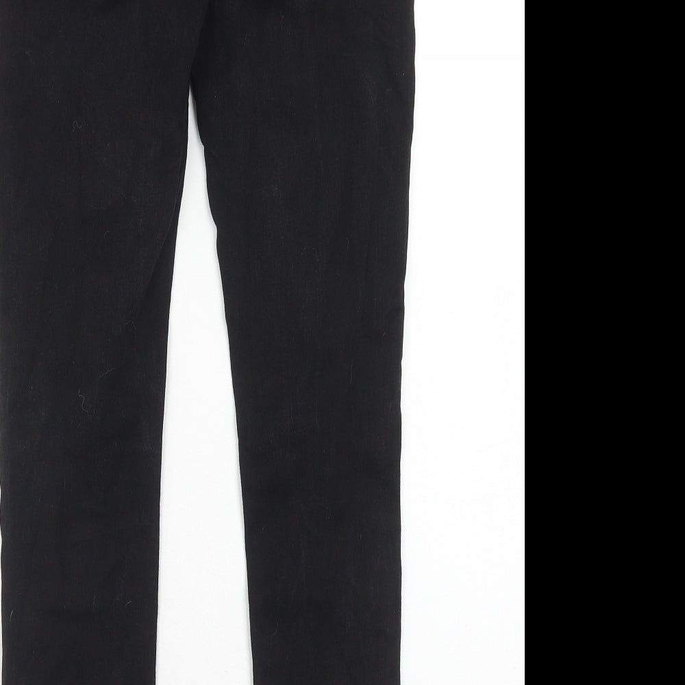 Denim & Co. Womens Black Cotton Skinny Jeans Size 10 Regular Zip