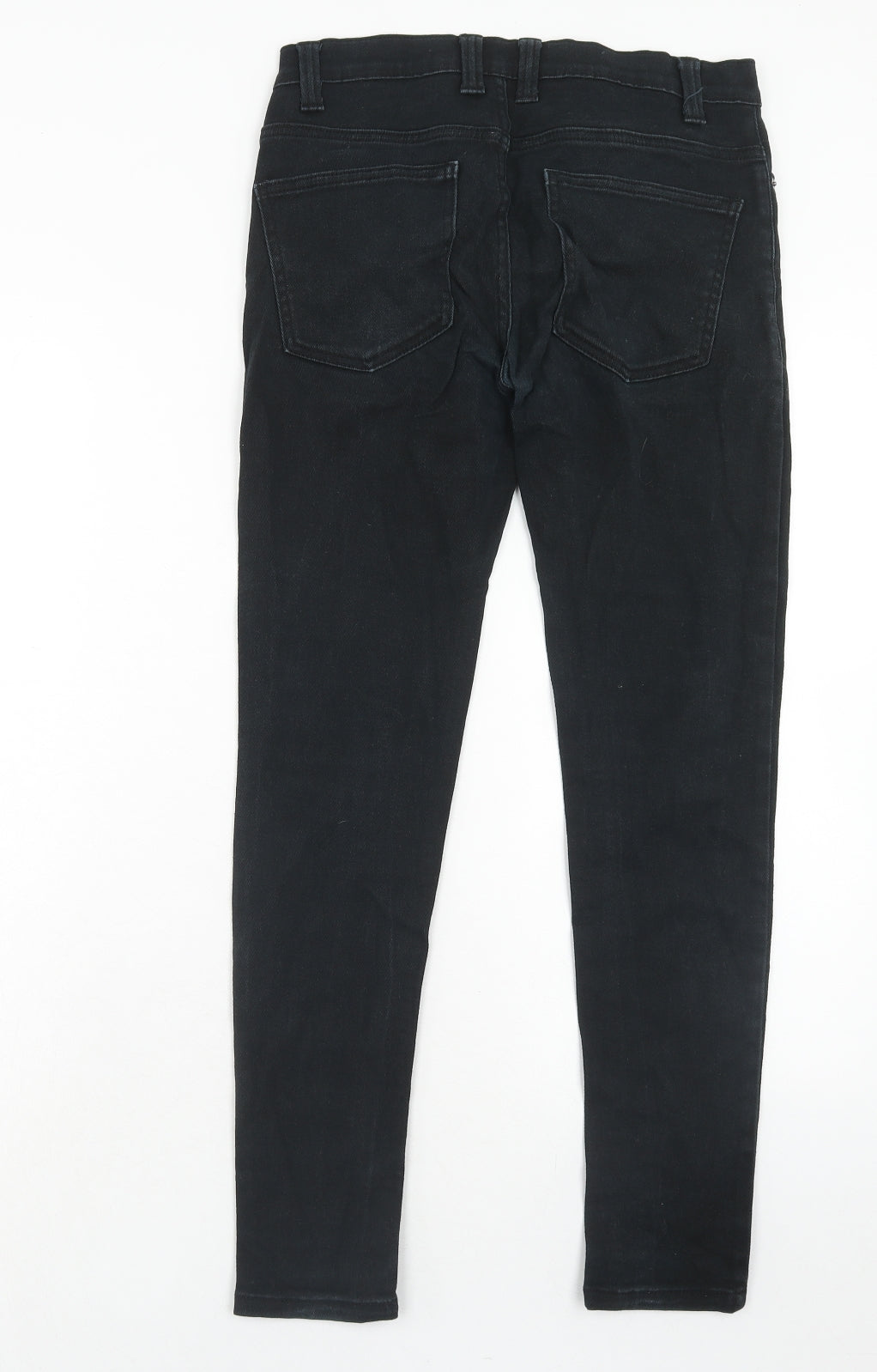 Denim & Co. Mens Black Cotton Skinny Jeans Size 30 in L30 in Regular Zip