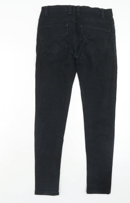 Denim & Co. Mens Black Cotton Skinny Jeans Size 30 in L30 in Regular Zip