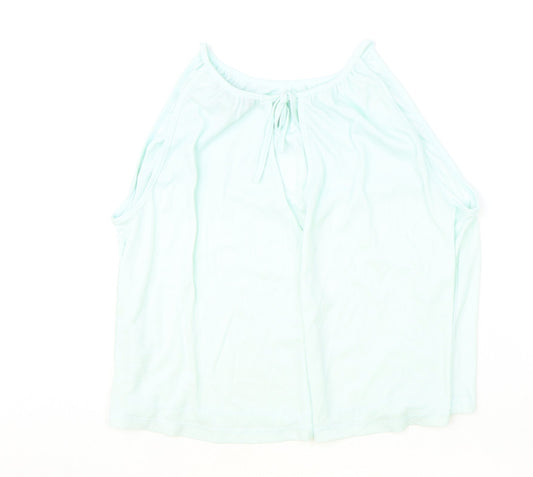 Womens UK Size 14 Atmosphere Blue Basic Tank