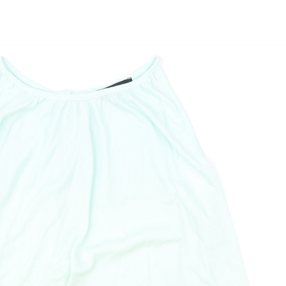Womens UK Size 14 Atmosphere Blue Basic Tank