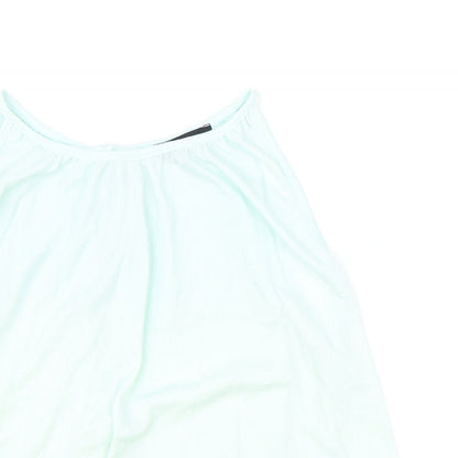 Womens UK Size 14 Atmosphere Blue Basic Tank