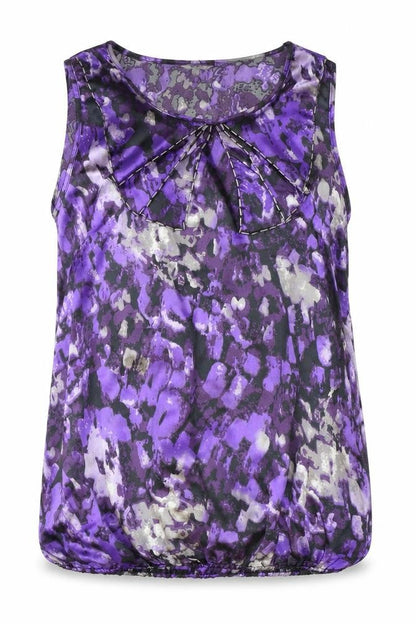 Womens UK Size 12 Klass Purple Basic Tank
