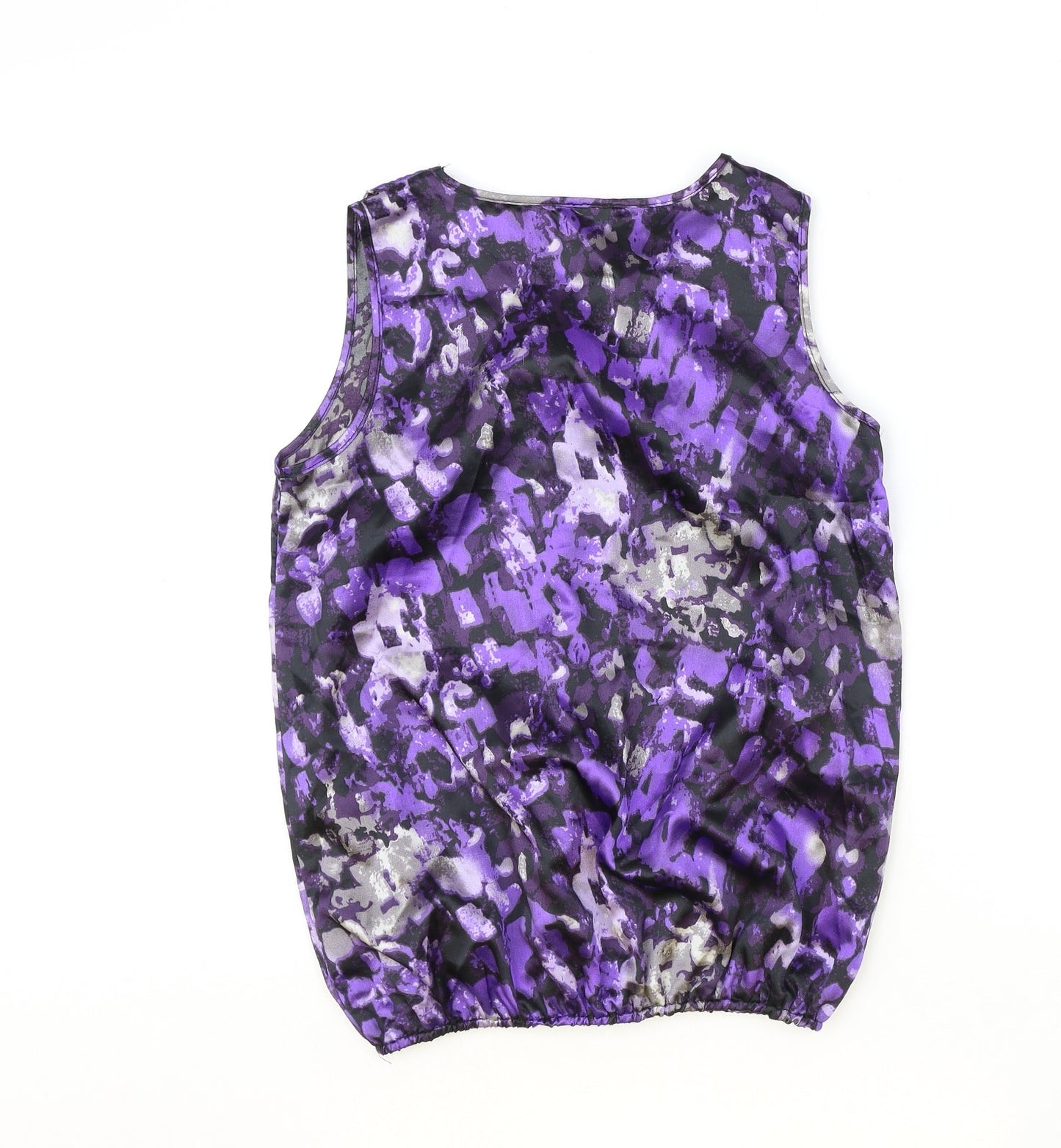 Womens UK Size 12 Klass Purple Basic Tank