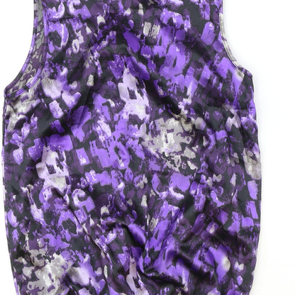 Womens UK Size 12 Klass Purple Basic Tank