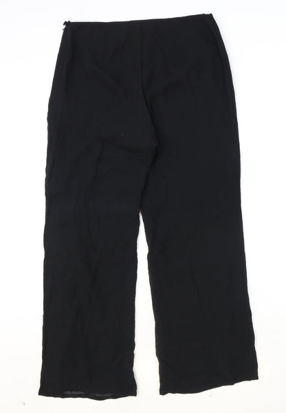 Womens UK Size 10 NEXT Regular Fit  Black Trousers