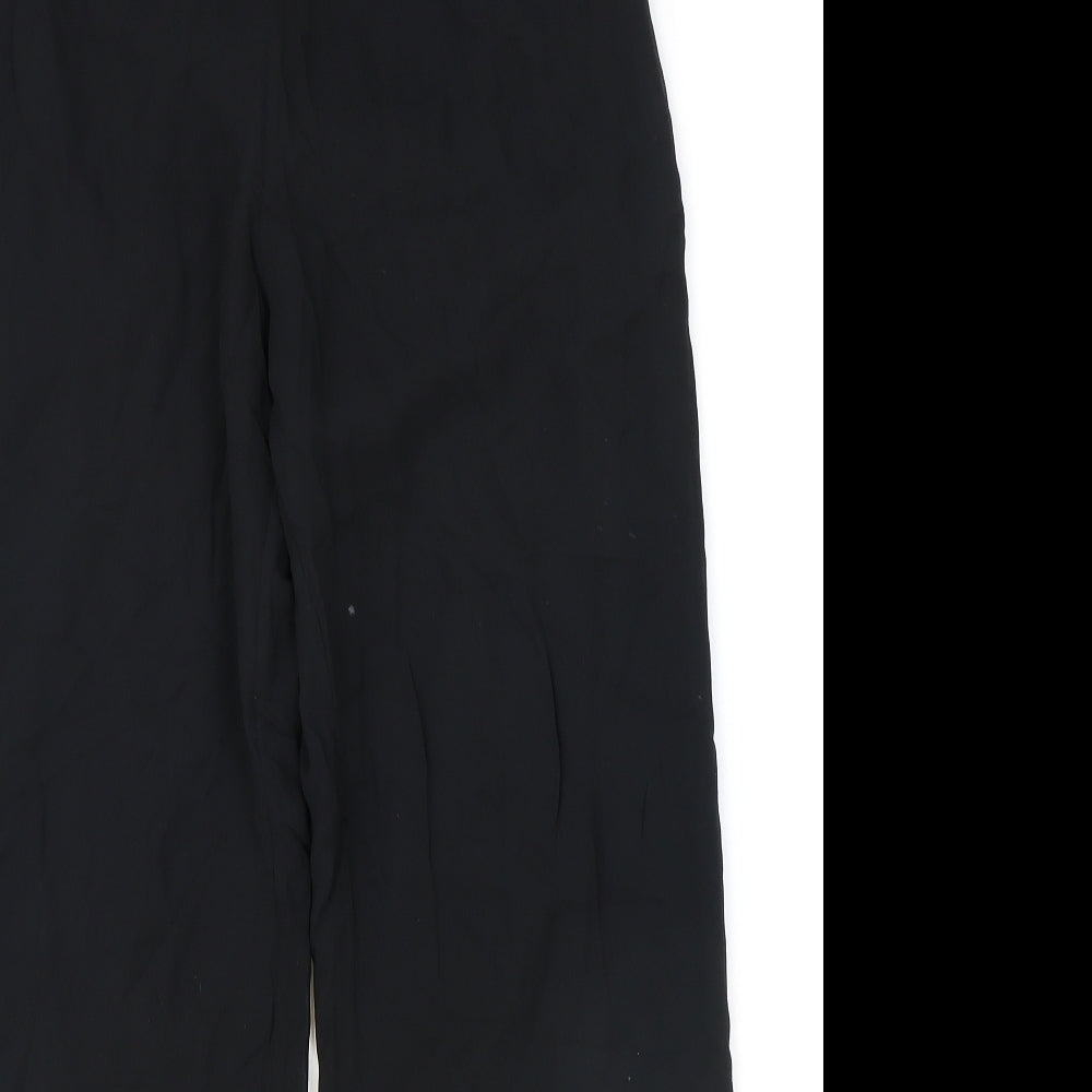 Womens UK Size 10 NEXT Regular Fit  Black Trousers