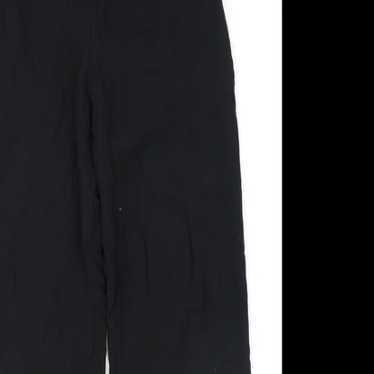 Womens UK Size 10 NEXT Regular Fit  Black Trousers