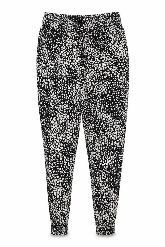 Womens UK Size S H&M Regular Fit Harem Black Trousers