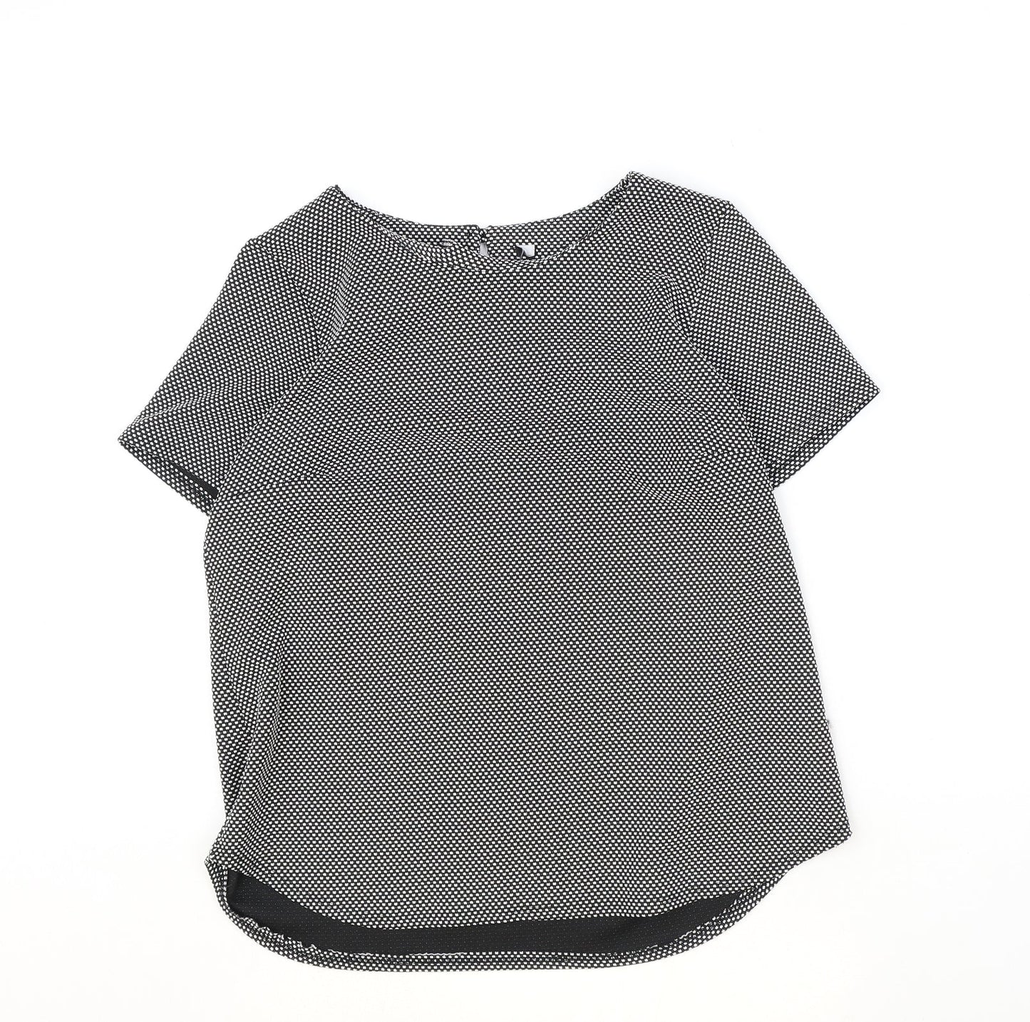 Womens UK Size 16 K&D Black Basic T-Shirt