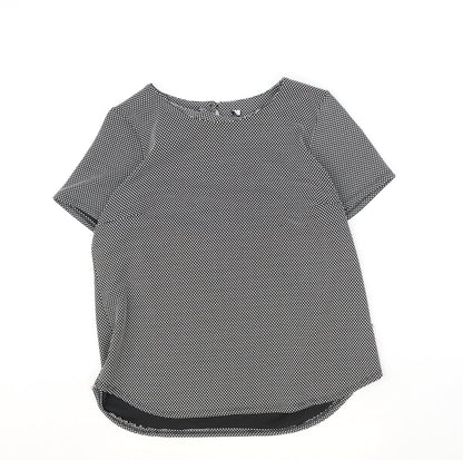 Womens UK Size 16 K&D Black Basic T-Shirt