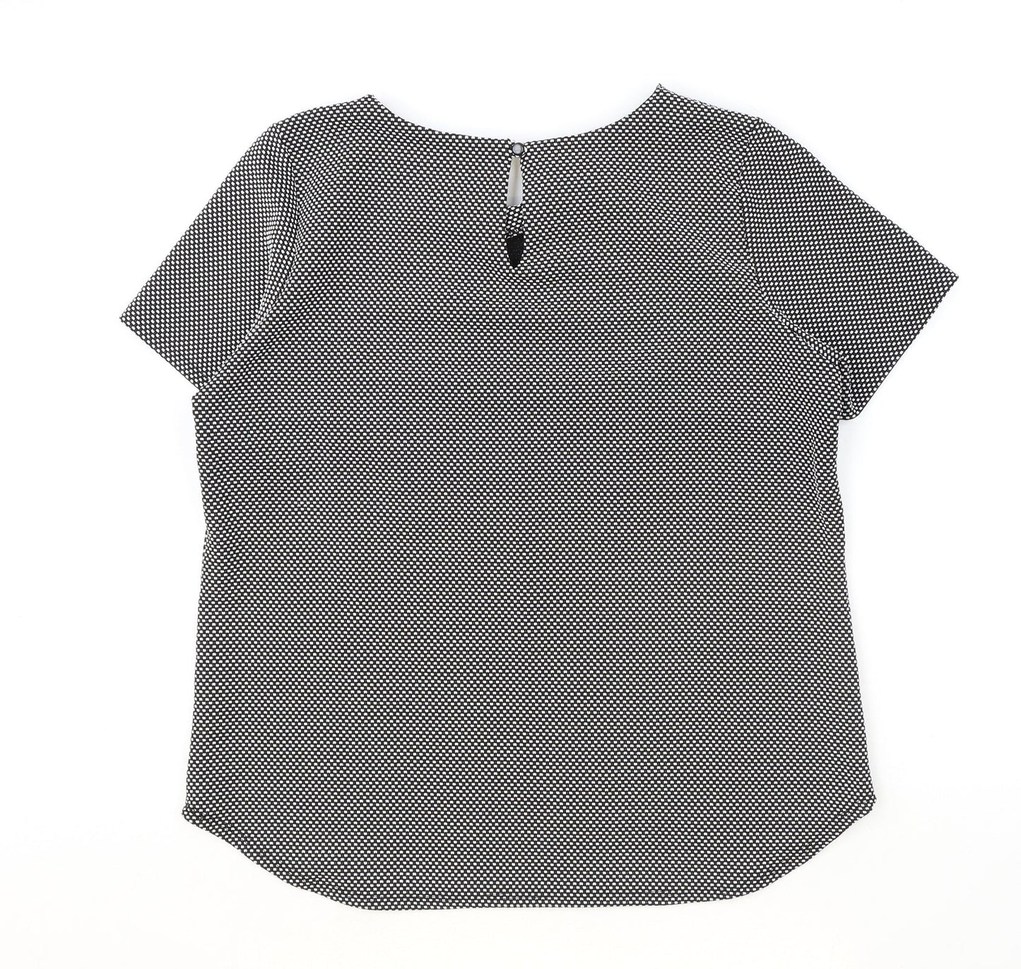 Womens UK Size 16 K&D Black Basic T-Shirt