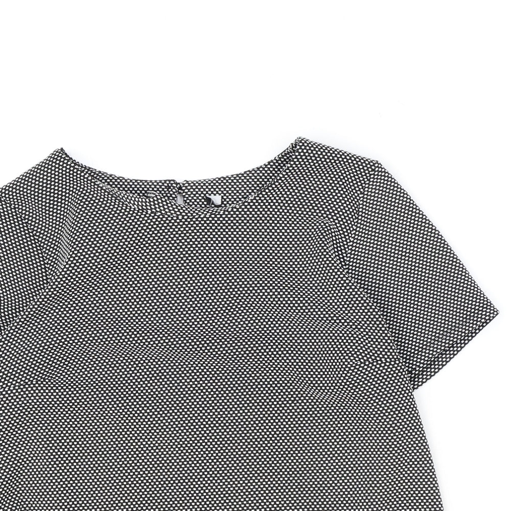 Womens UK Size 16 K&D Black Basic T-Shirt